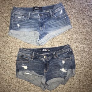 🌻PAIR OF 2 Hollister Denim Shorts